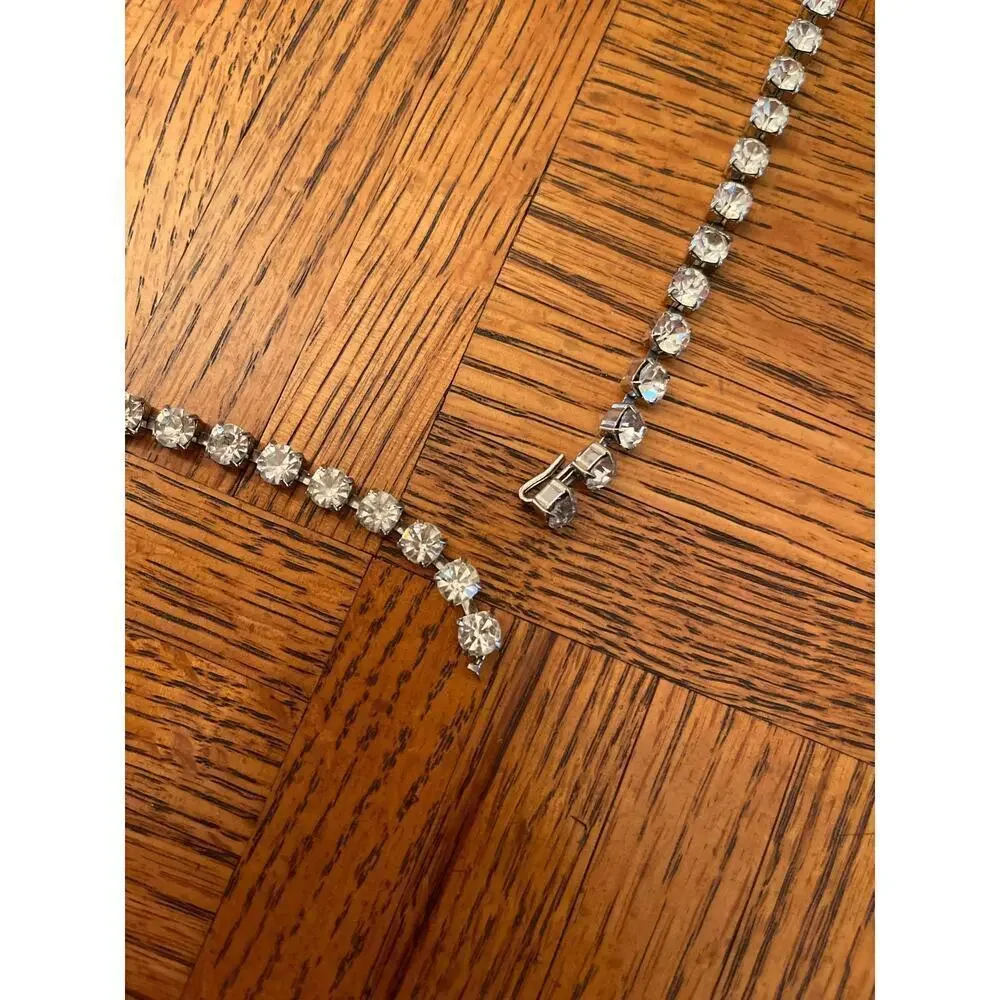 Rhinestone chain belt